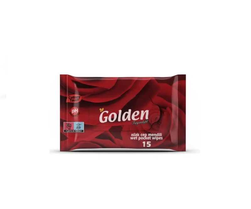 GOLDEN SERVETELE UMEDE BUZUNAR 15BUC TRANDAFIR 